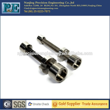 High precision stainless steel thread rod with nut